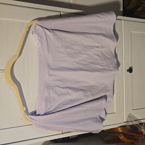 Lavender Cloud plus tennis skirt